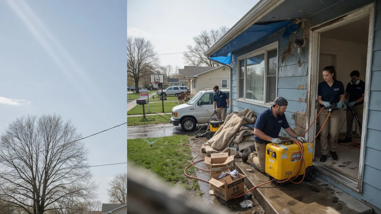 Basement Flood Cleanup in Medford, WI near me